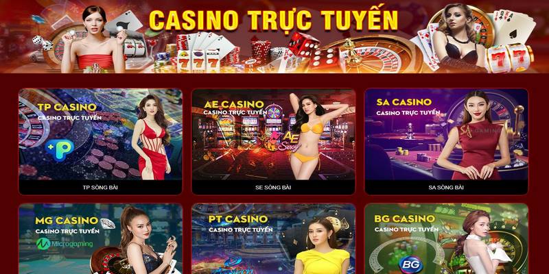 Casino 33Win hấp dẫn với nhiều sảnh cược cung cấp dịch vụ